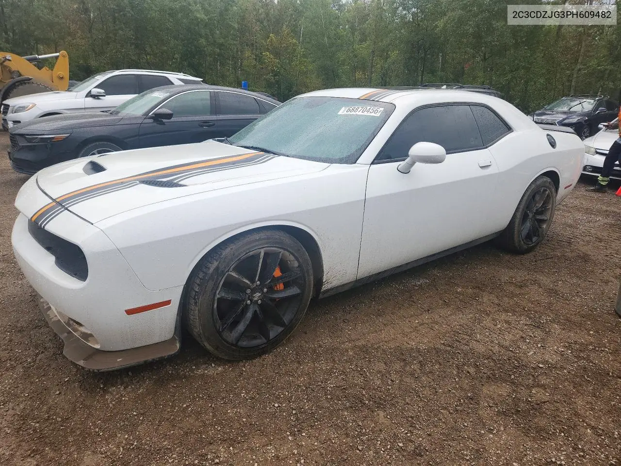 DODGE CHALLENGER 2023, VIN 2C3CDZJG3PH609482