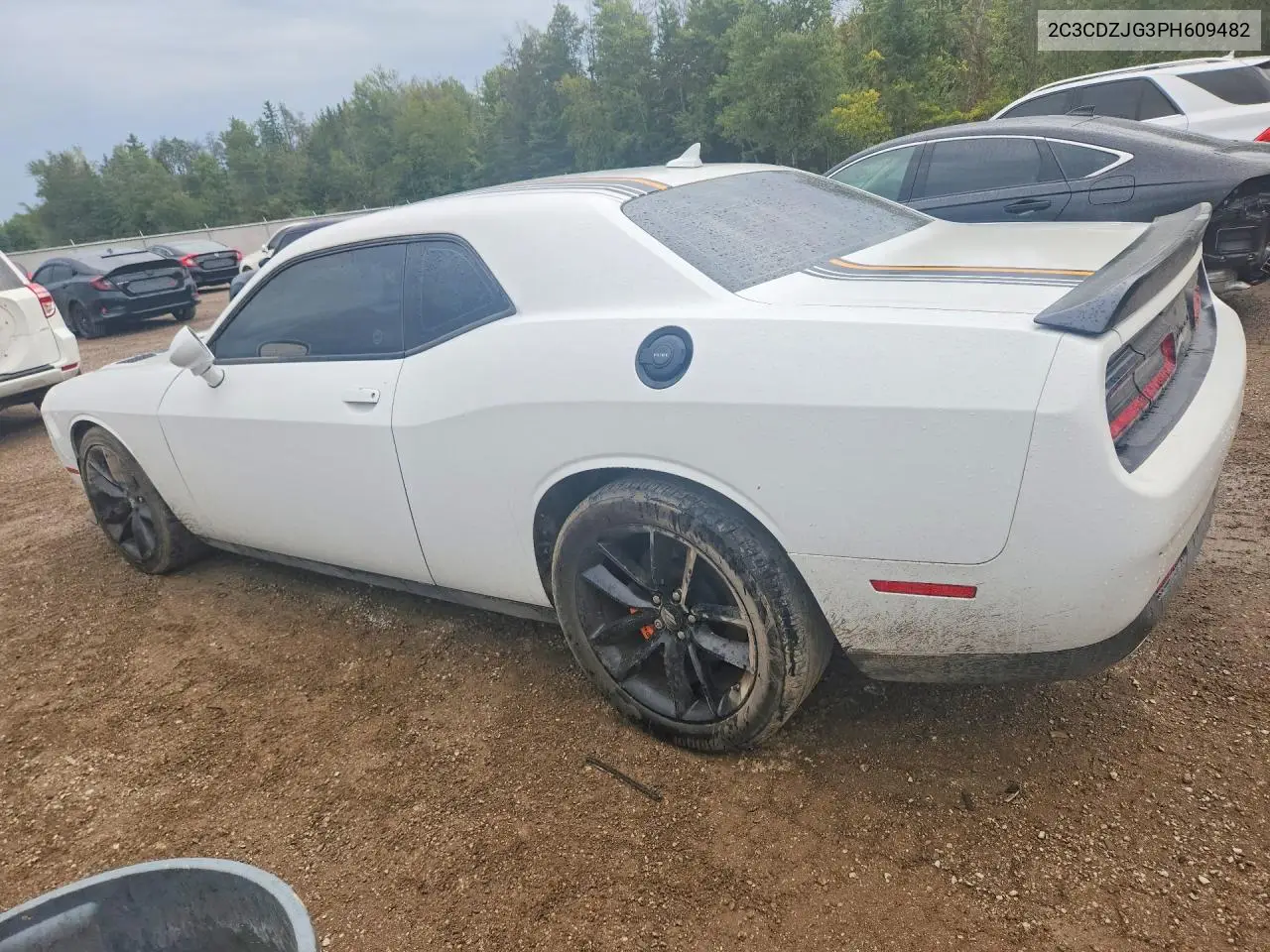 2023 DODGE CHALLENGER VIN 2C3CDZJG3PH609482 — фото 2