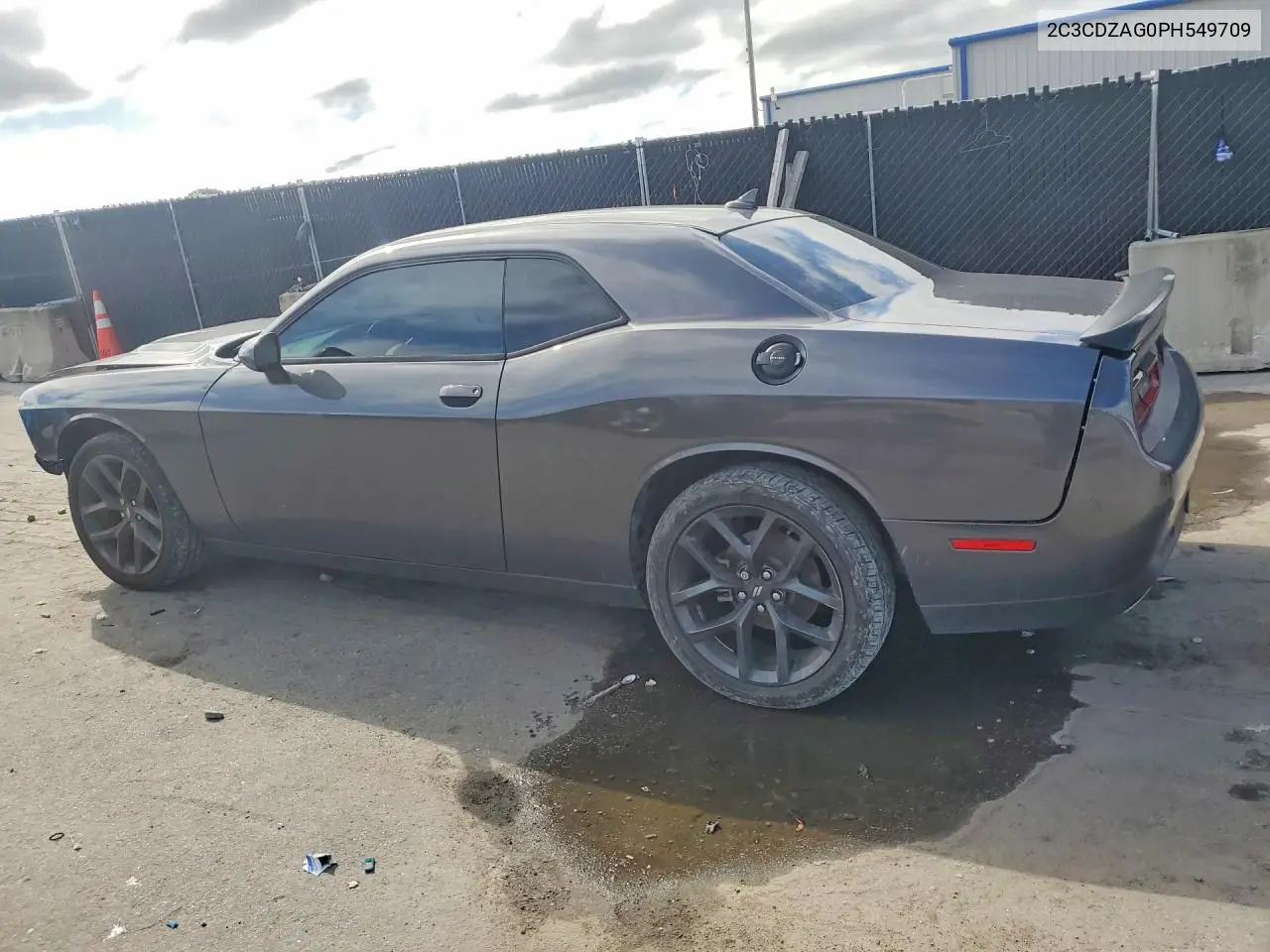 2023 DODGE CHALLENGER VIN 2C3CDZAG0PH549709 — фото 2