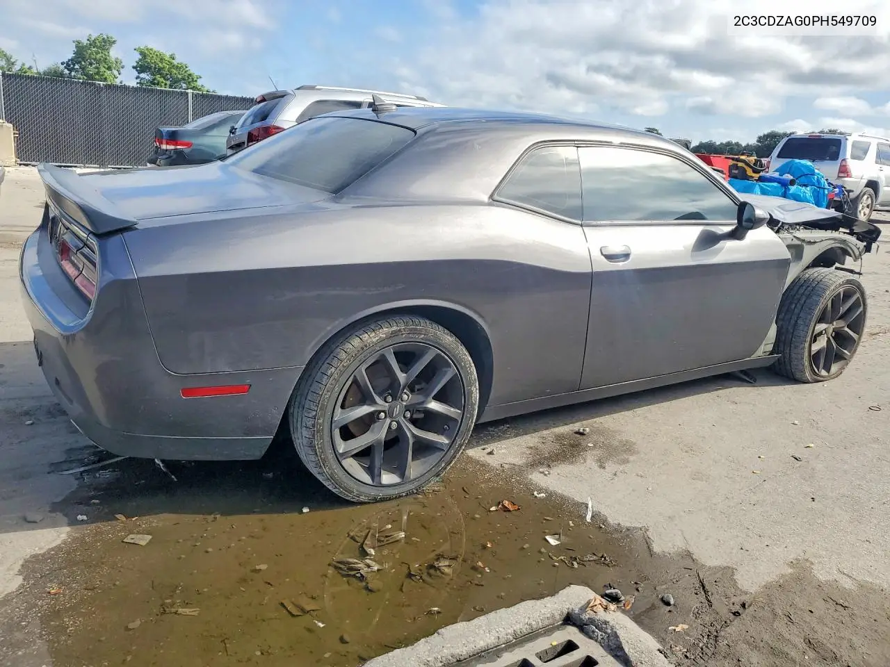 2023 DODGE CHALLENGER VIN 2C3CDZAG0PH549709 — фото 3