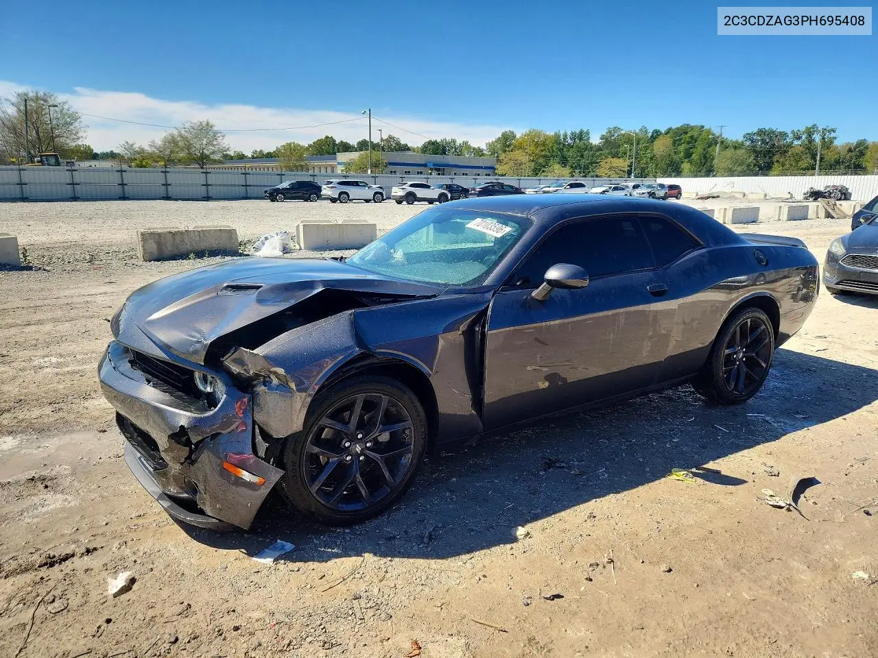 DODGE CHALLENGER 2023, VIN 2C3CDZAG3PH695408