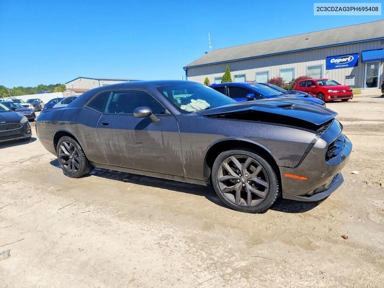 2023 DODGE CHALLENGER VIN 2C3CDZAG3PH695408 — фото 4