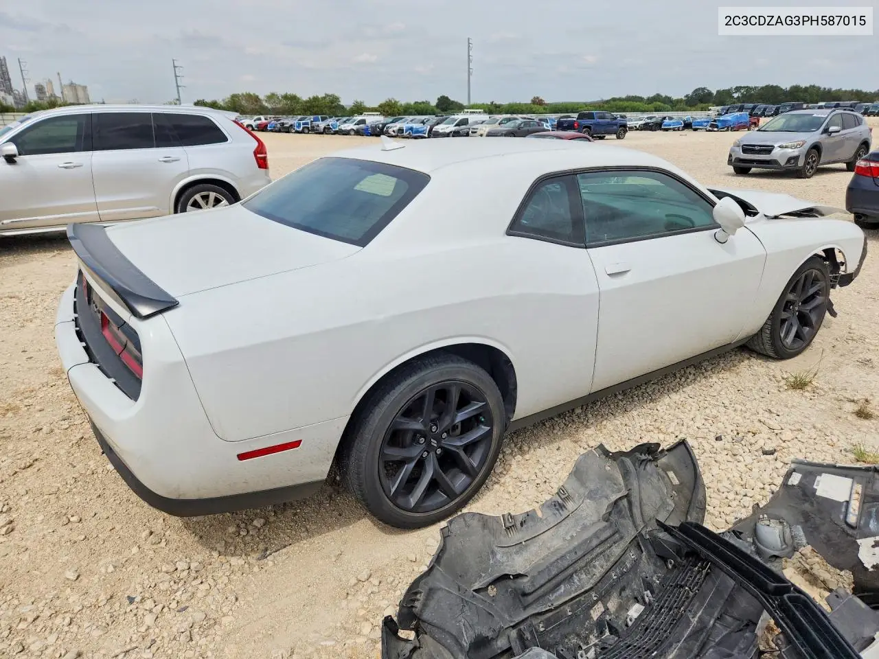 2023 DODGE CHALLENGER VIN 2C3CDZAG3PH587015 — фото 3