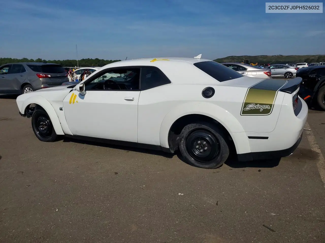 2023 DODGE CHALLENGER VIN 2C3CDZFJ0PH526032 — фото 2