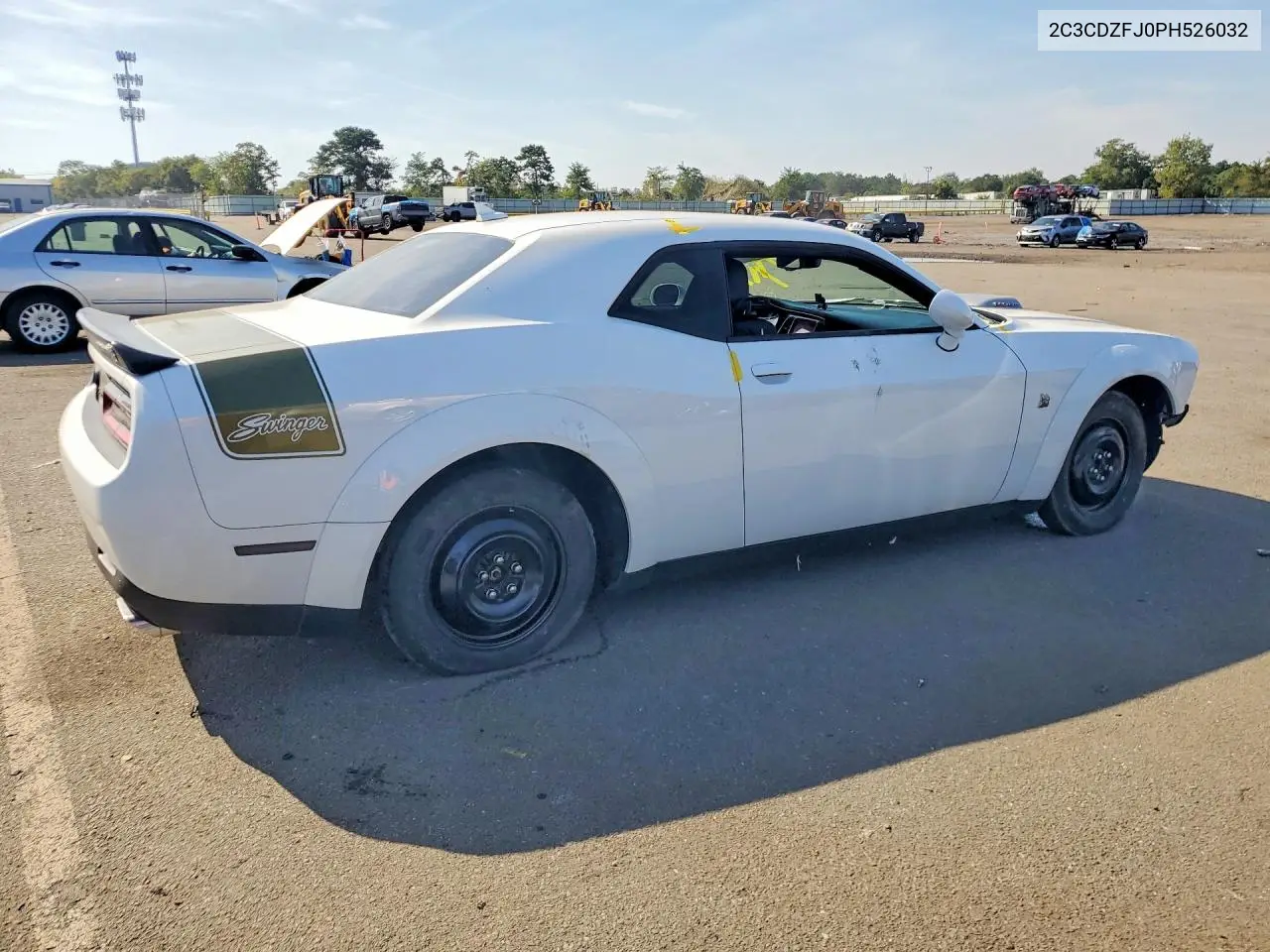 2023 DODGE CHALLENGER VIN 2C3CDZFJ0PH526032 — фото 3