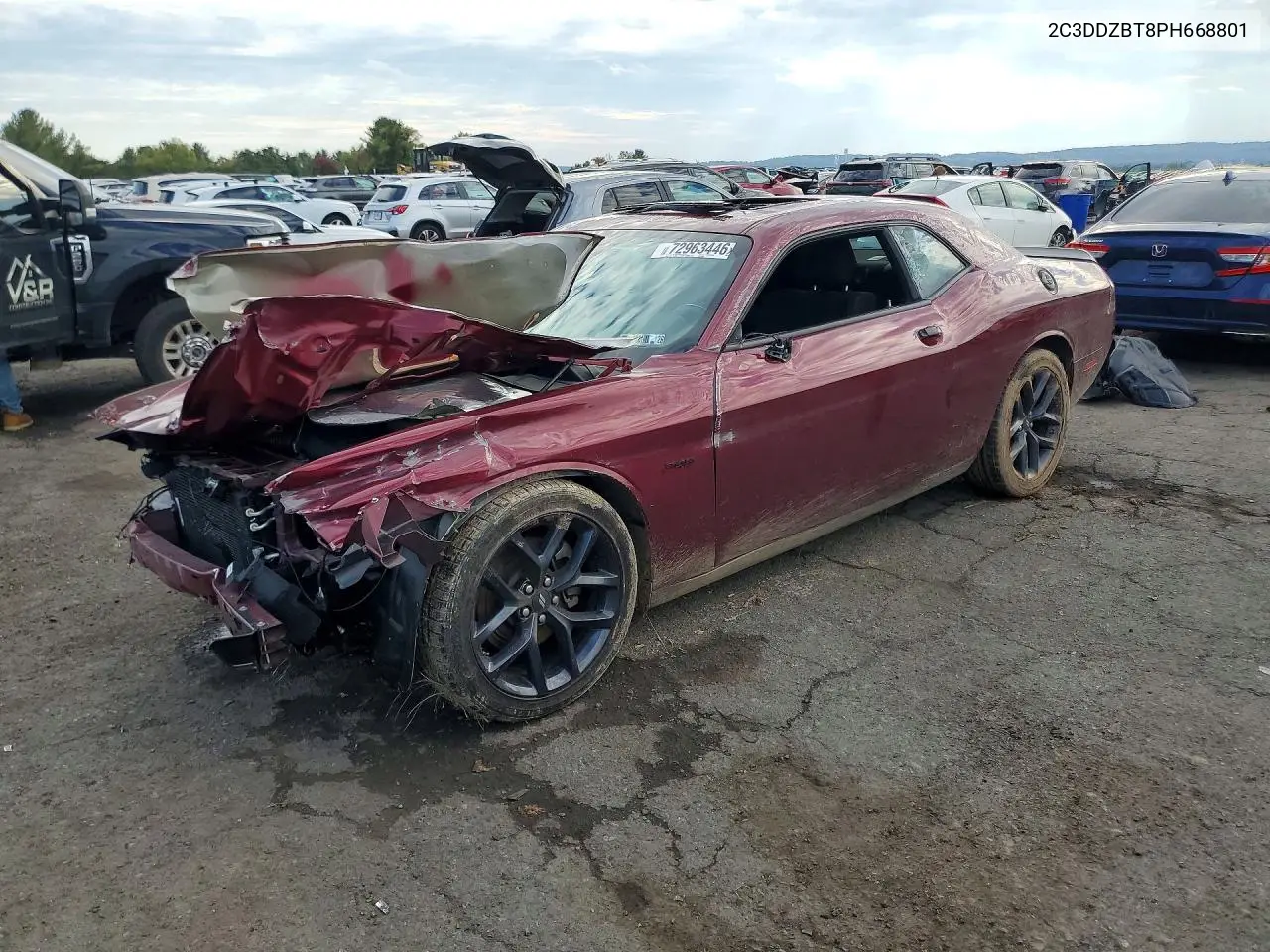 DODGE CHALLENGER 2023, VIN 2C3CDZBT8PH668801