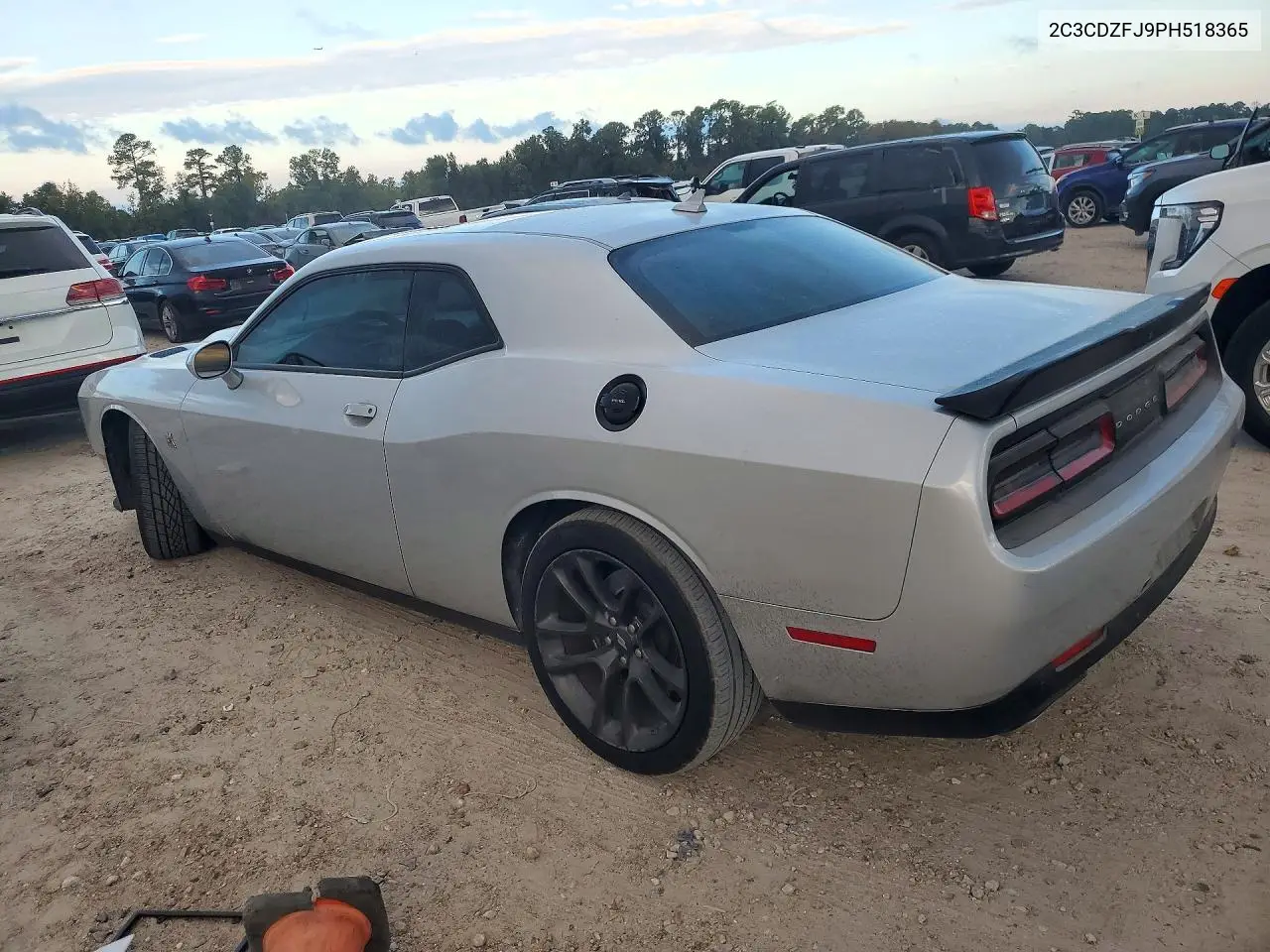 2023 DODGE CHALLENGER VIN 2C3CDZFJ9PH518365 — фото 2