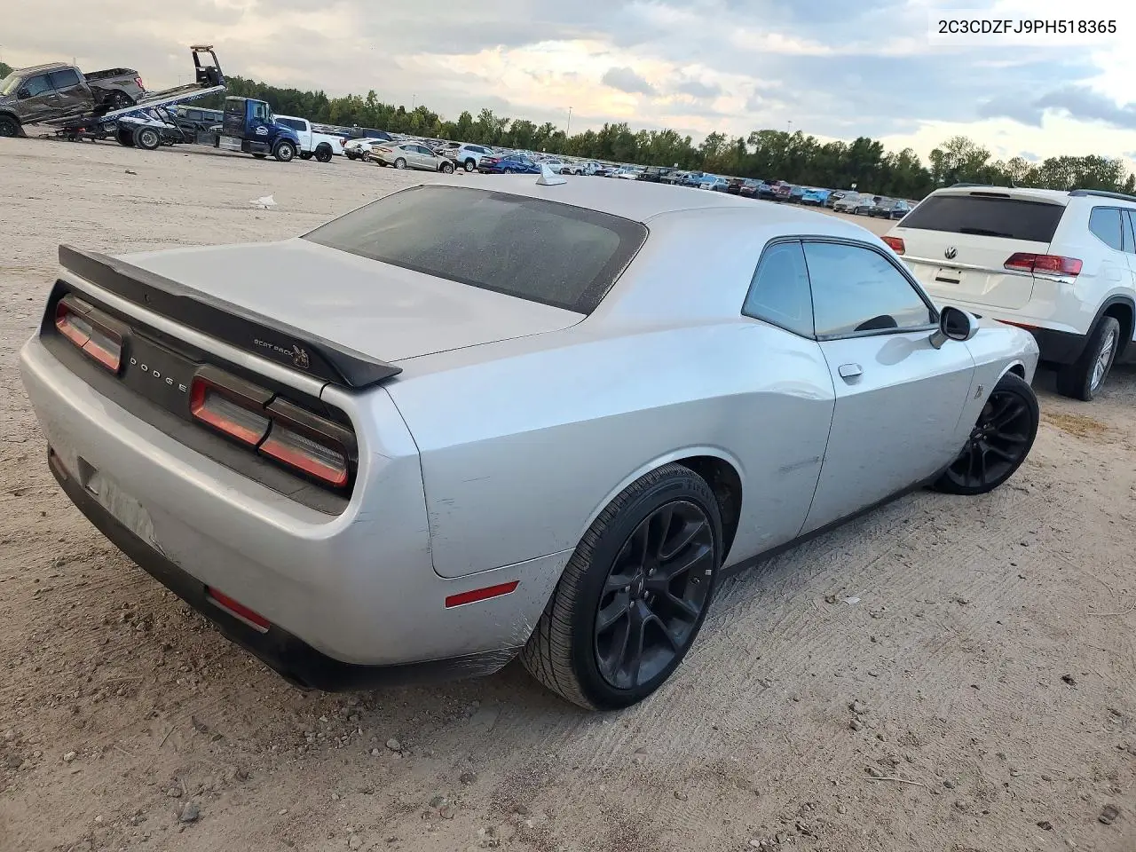 2023 DODGE CHALLENGER VIN 2C3CDZFJ9PH518365 — фото 3