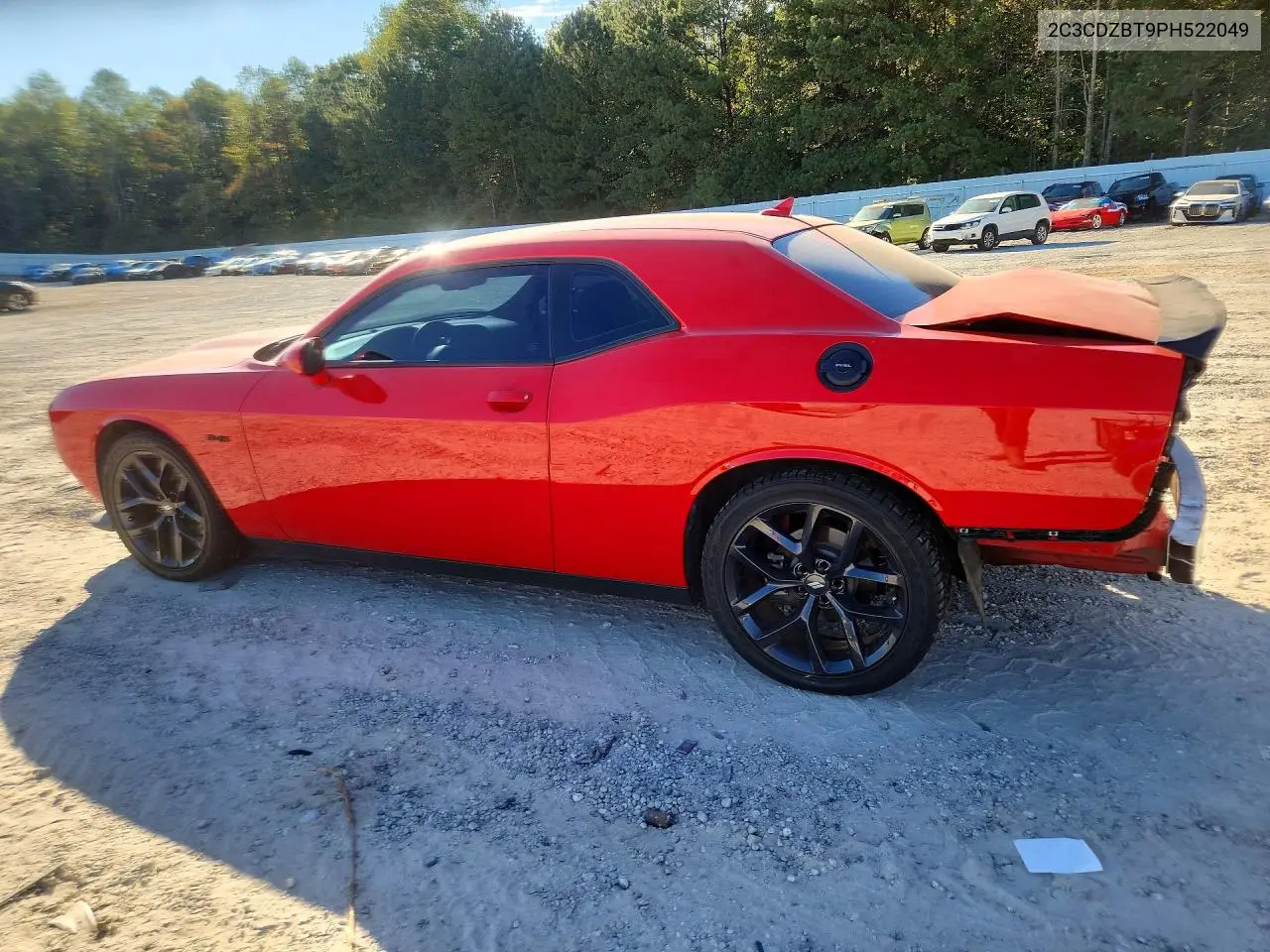 2023 DODGE CHALLENGER VIN 2C3CDZBT9PH522049 — фото 2