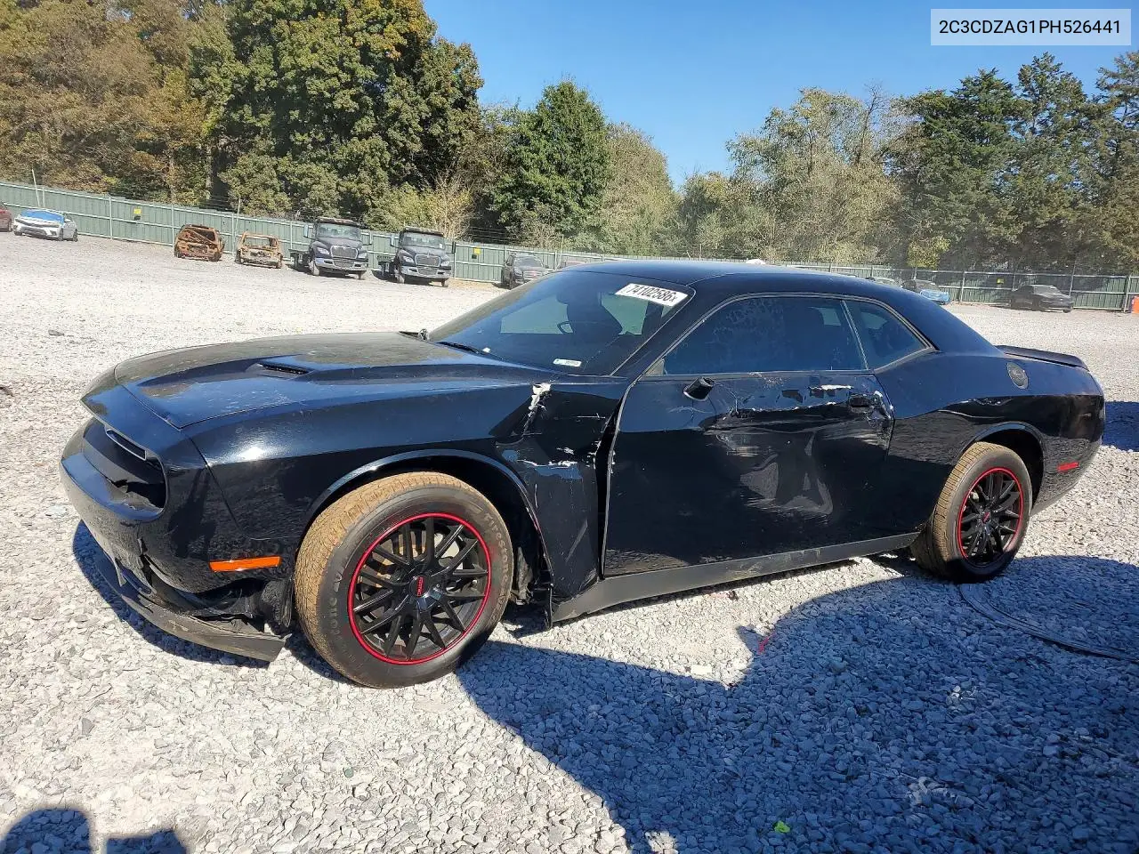 DODGE CHALLENGER 2023, VIN 2C3CDZAG1PH526441