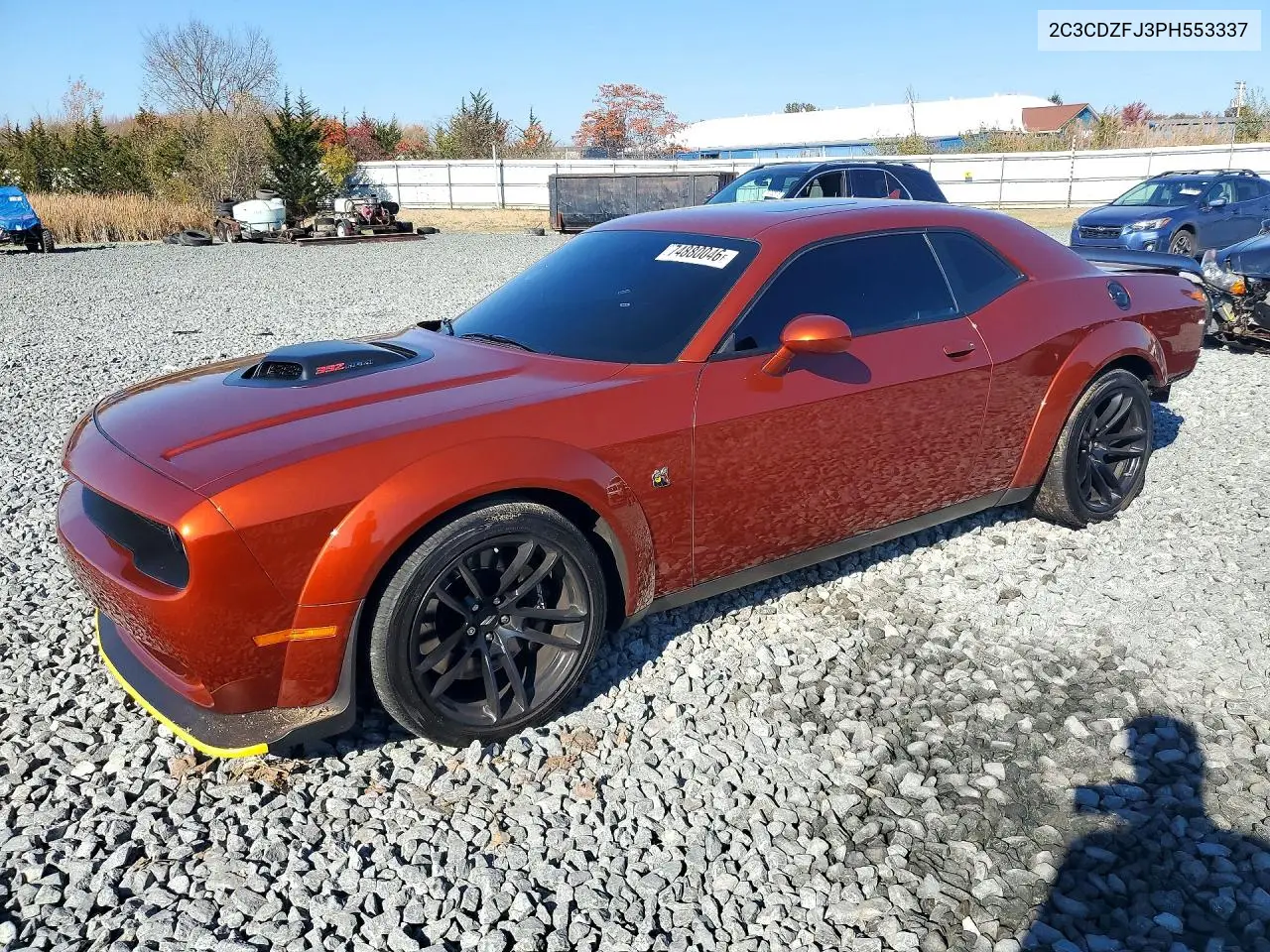 DODGE CHALLENGER 2023, VIN 2C3CDZFJ3PH553337