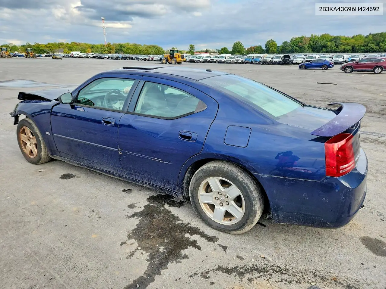 2006 DODGE CHARGER VIN 2B3KA43G96H424692 — фото 2