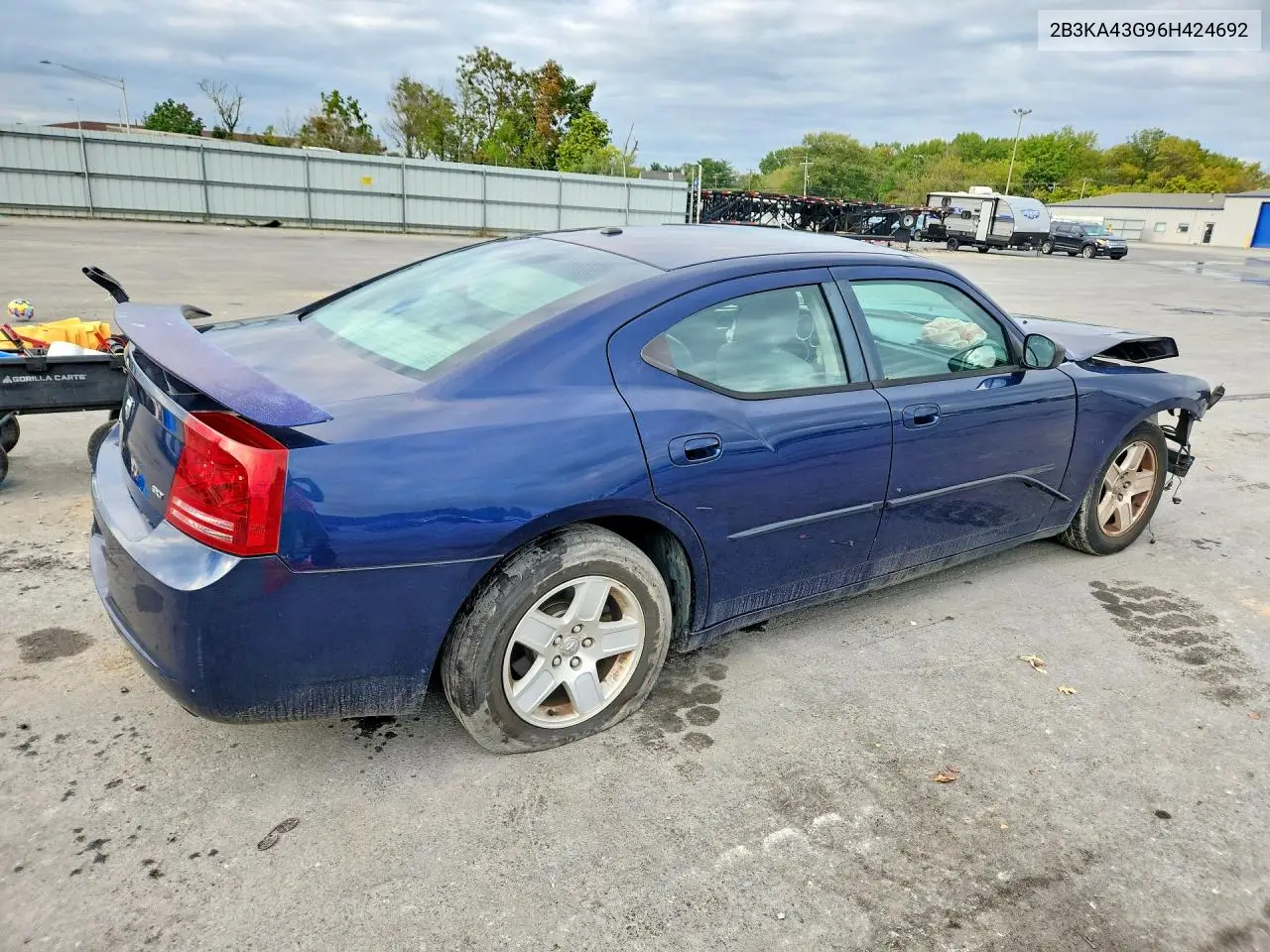 2006 DODGE CHARGER VIN 2B3KA43G96H424692 — фото 3