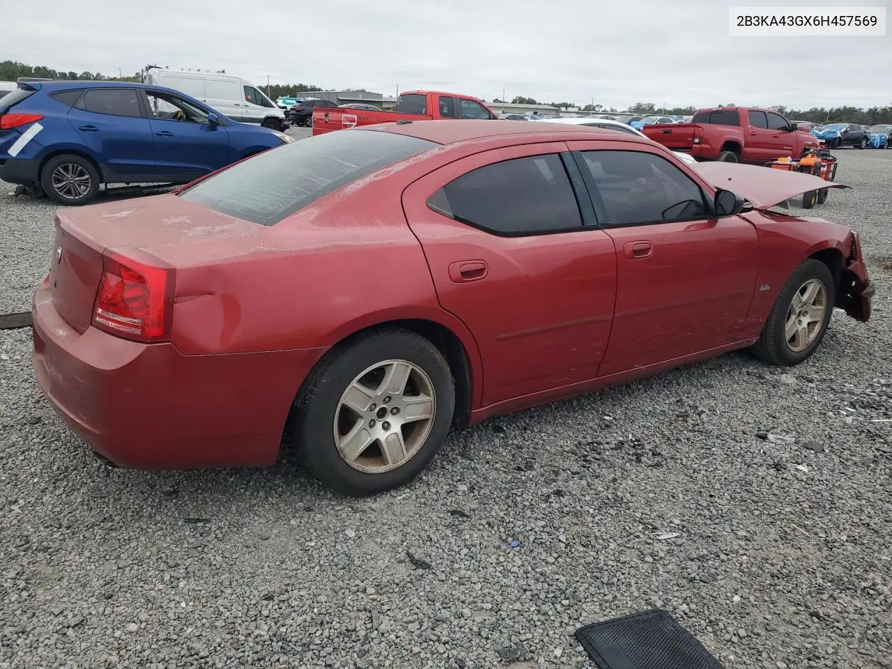 2006 DODGE CHARGER VIN 2B3KA43GX6H457569 — фото 3