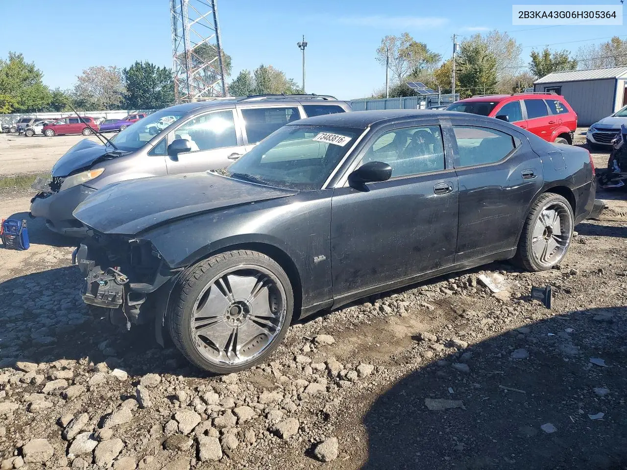 DODGE CHARGER 2006, VIN 2B3KA43G06H305364