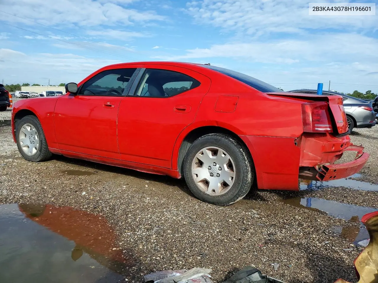 2008 DODGE CHARGER VIN 2B3KA43G78H196601 — фото 2