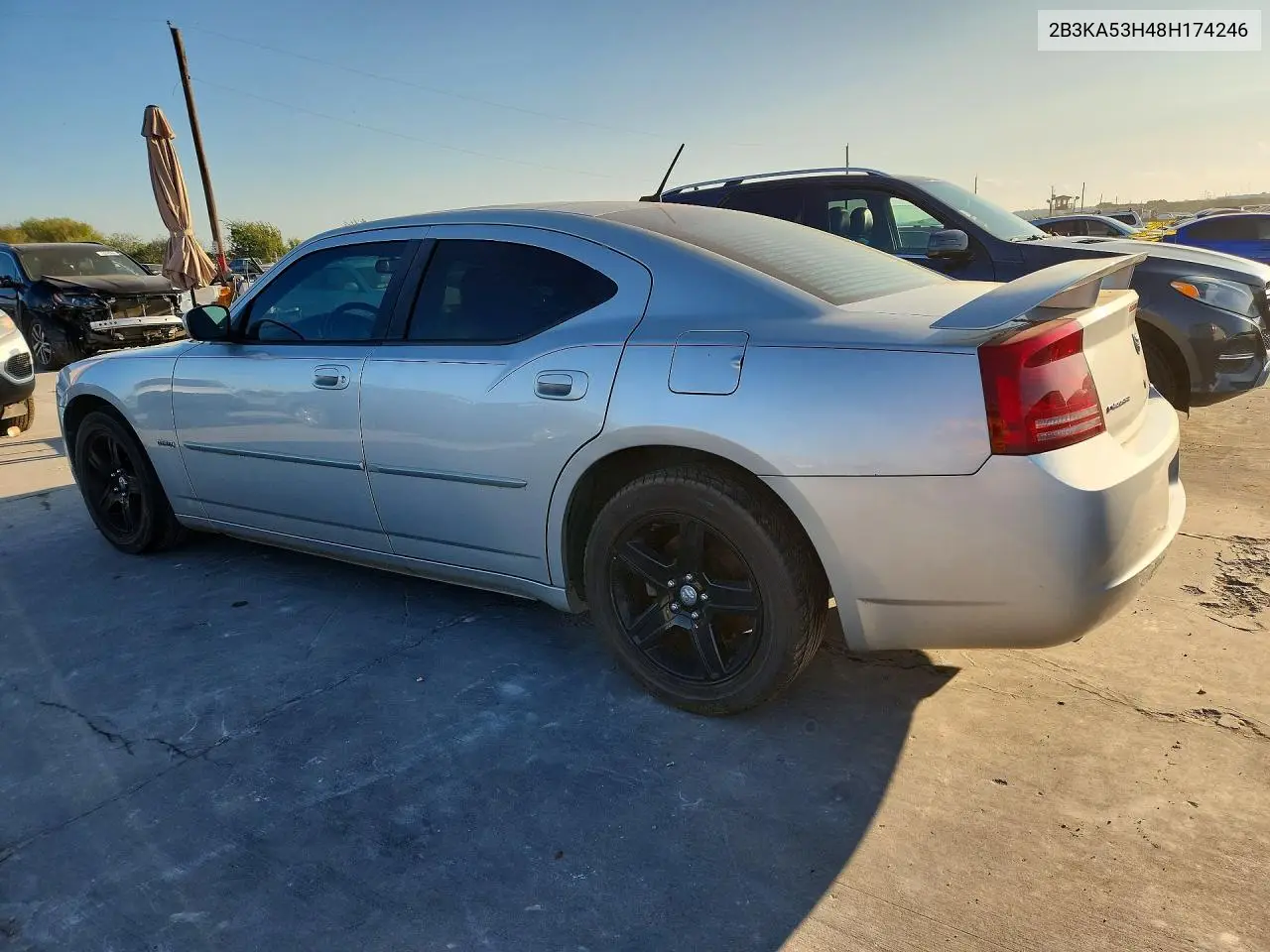 2008 DODGE CHARGER VIN 2B3KA53H48H174246 — фото 2