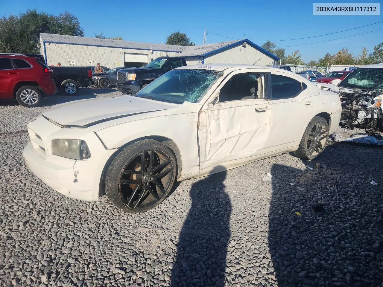 DODGE CHARGER 2008, VIN 2B3KA43RX8H117312