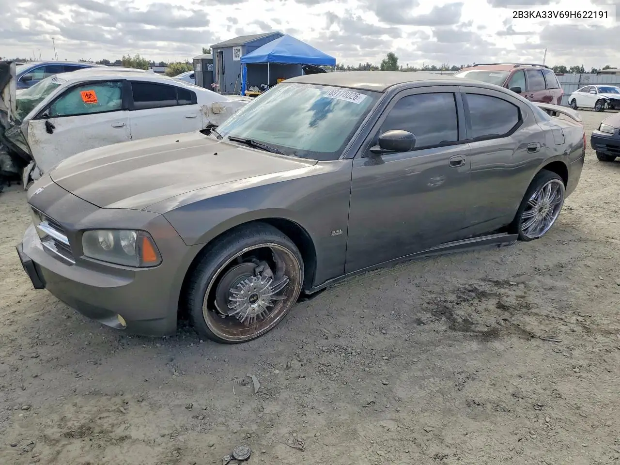 DODGE CHARGER 2009, VIN 2B3KA33V69H622191