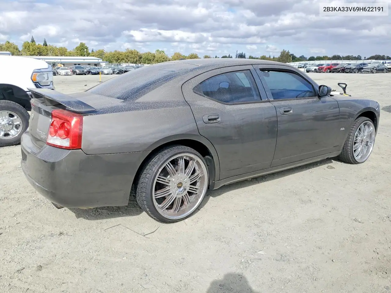 2009 DODGE CHARGER VIN 2B3KA33V69H622191 — фото 3