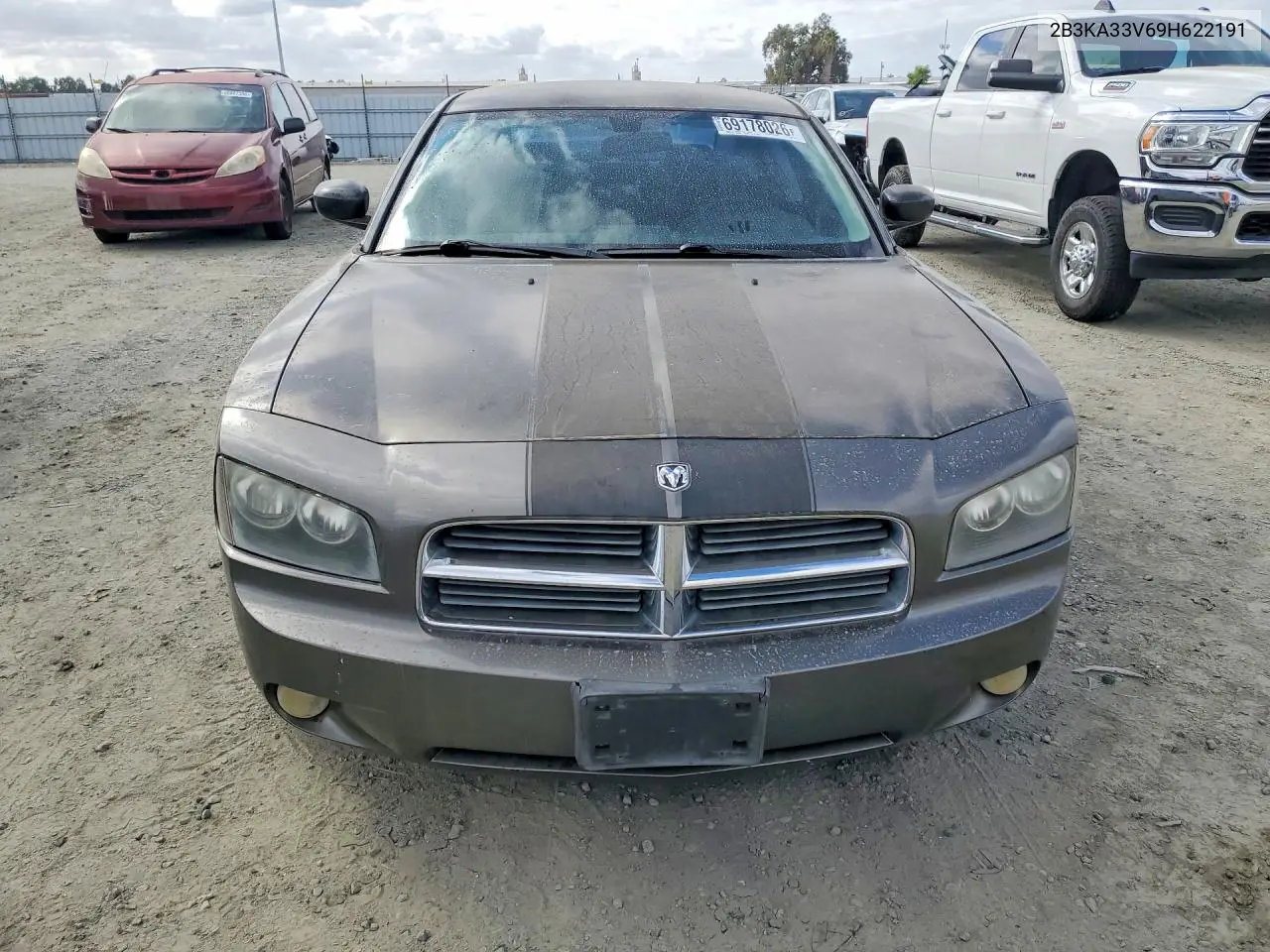 2009 DODGE CHARGER VIN 2B3KA33V69H622191 — фото 5