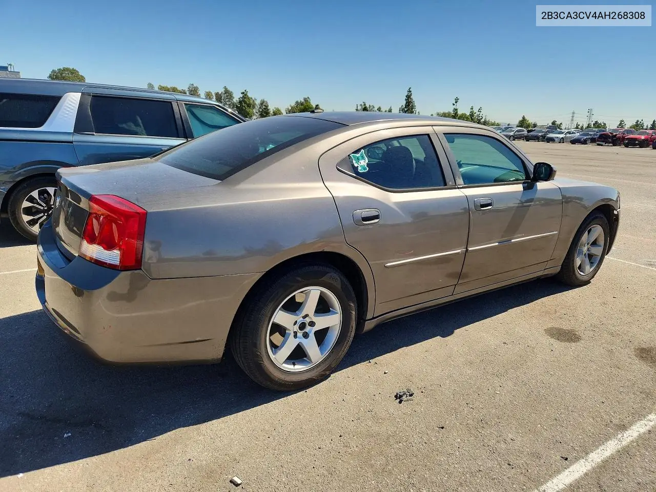 2010 DODGE CHARGER VIN 2B3CA3CV4AH268308 — фото 3
