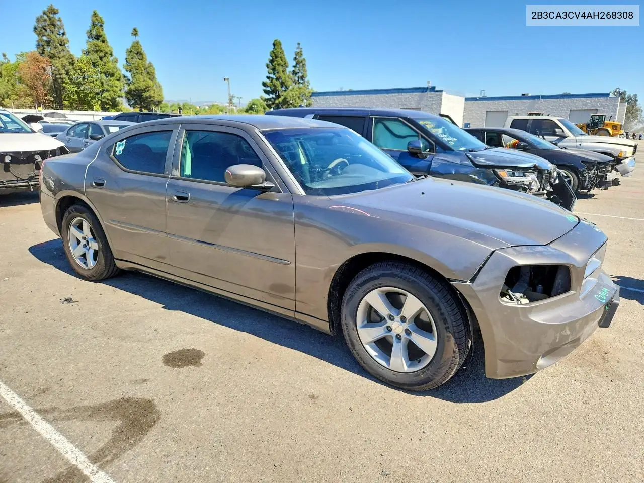 2010 DODGE CHARGER VIN 2B3CA3CV4AH268308 — фото 4
