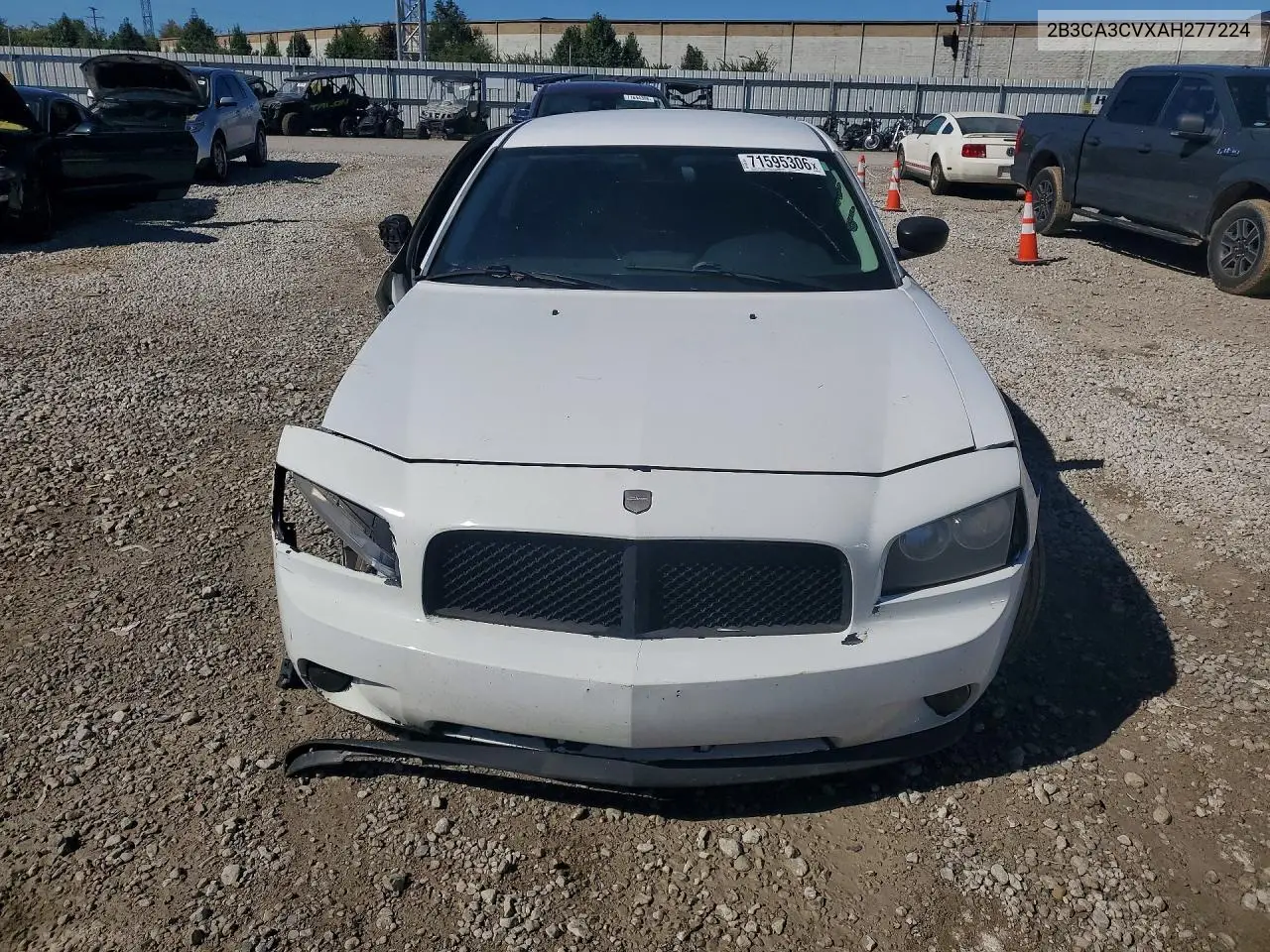 2010 DODGE CHARGER VIN 2B3CA3CVXAH277224 — фото 5