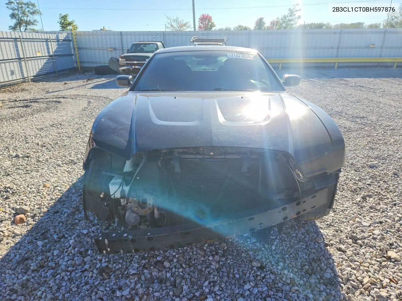 2011 DODGE CHARGER VIN 2B3CL1CT0BH597876 — фото 3