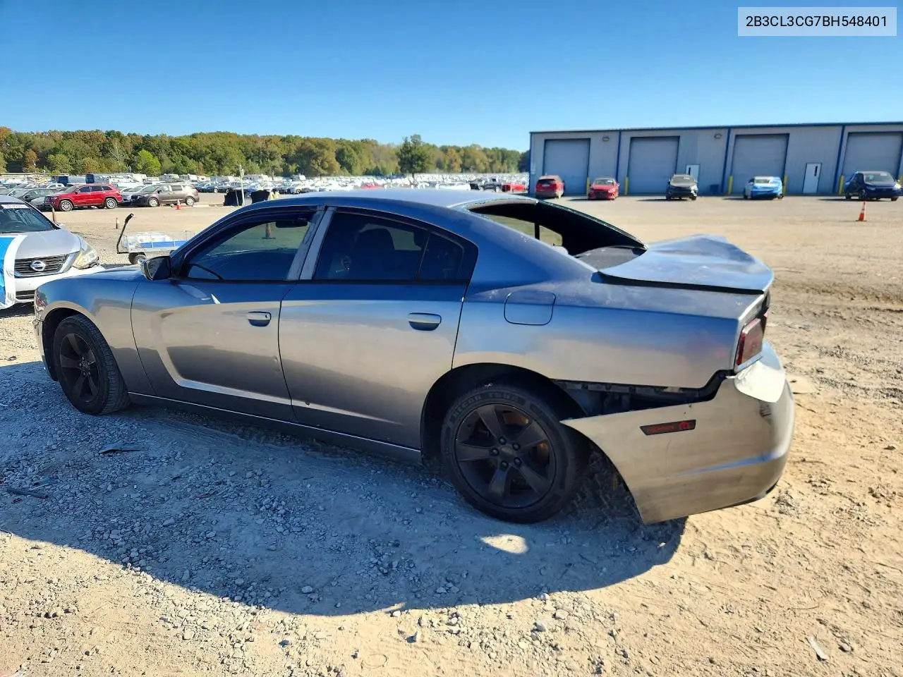 2011 DODGE CHARGER VIN 2B3CL3CG7BH548401 — фото 2
