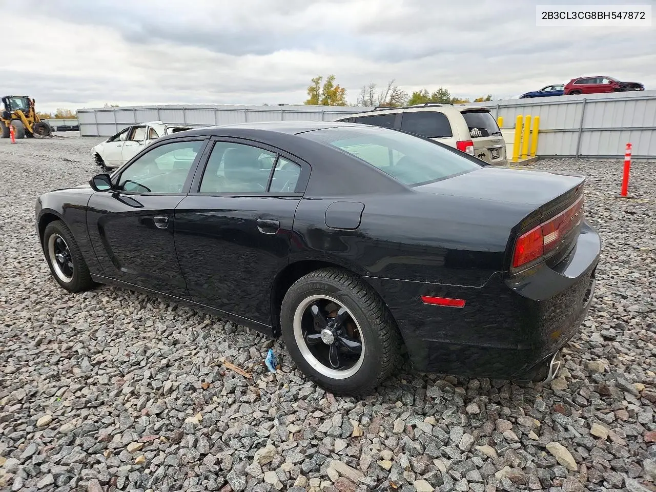 2011 DODGE CHARGER VIN 2B3CL3CG8BH547872 — фото 2