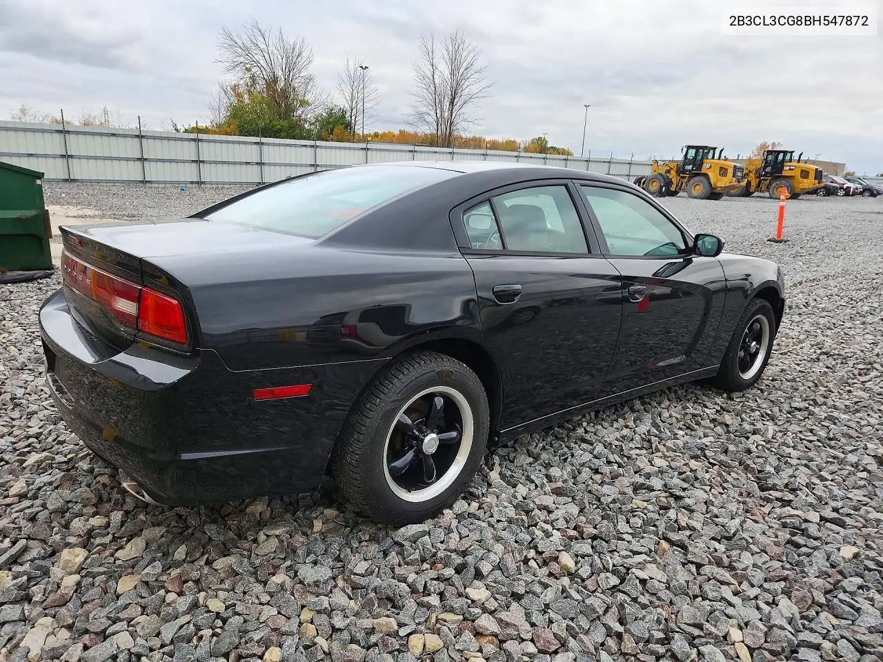 2011 DODGE CHARGER VIN 2B3CL3CG8BH547872 — фото 3
