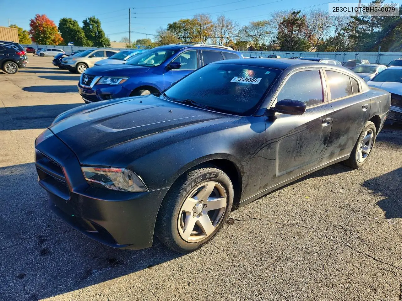 DODGE CHARGER 2011, VIN 2B3CL1CT8BH540079