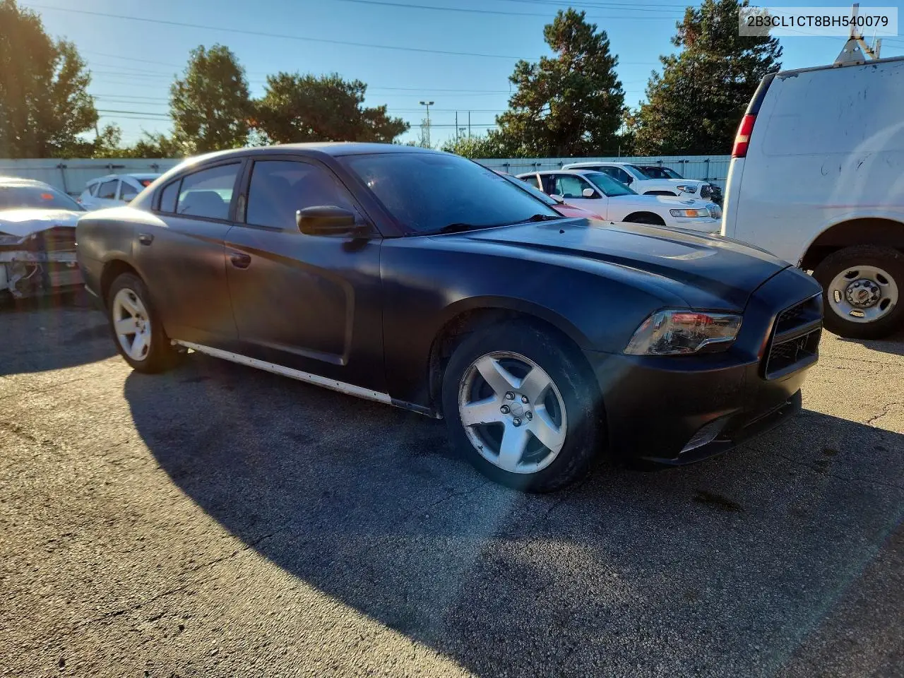 2011 DODGE CHARGER VIN 2B3CL1CT8BH540079 — фото 4