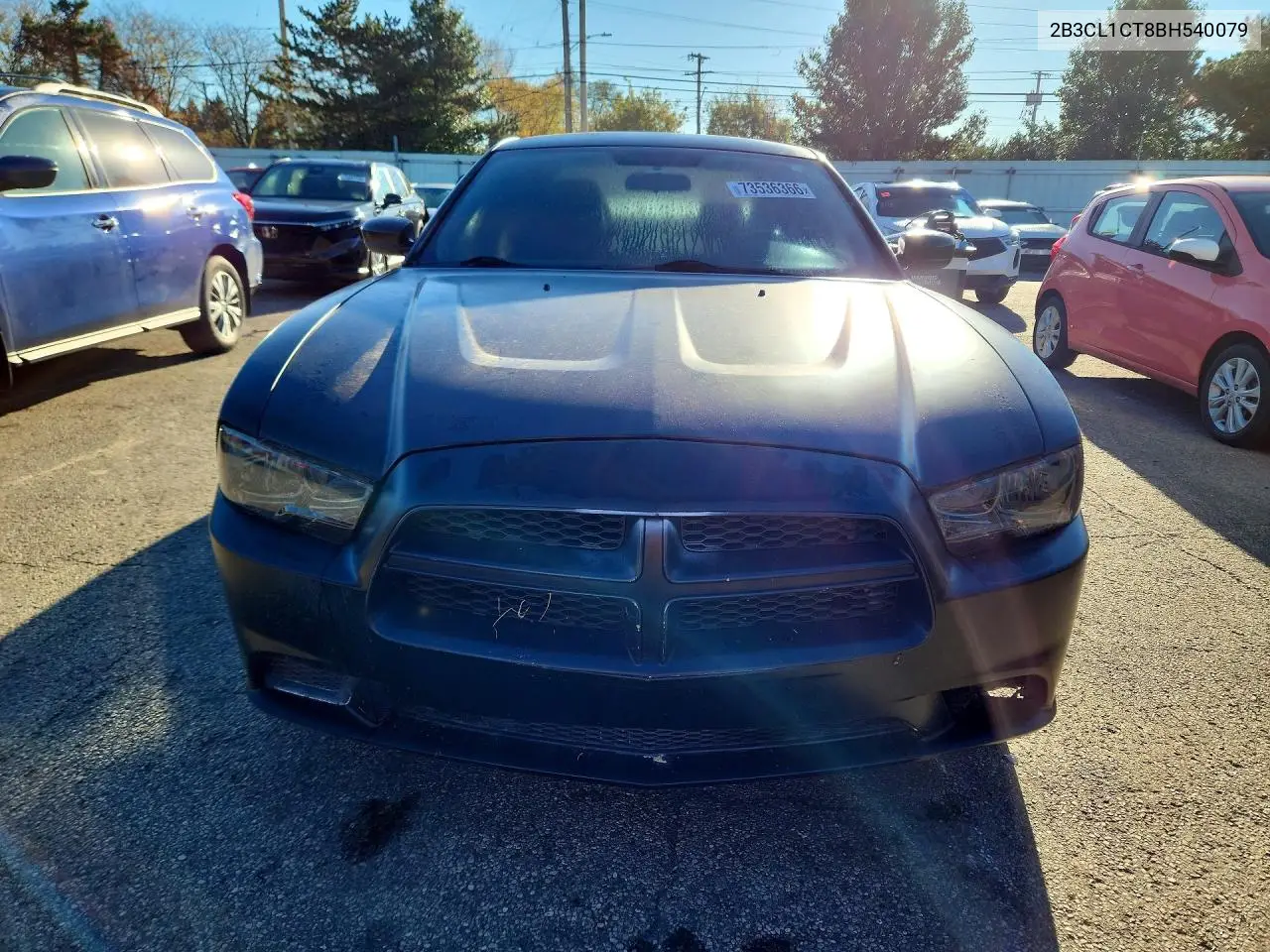 2011 DODGE CHARGER VIN 2B3CL1CT8BH540079 — фото 5
