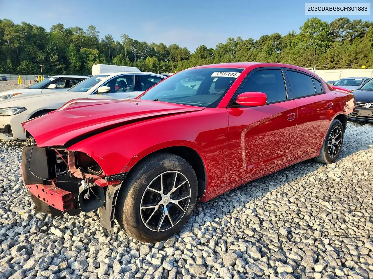 DODGE CHARGER 2012, VIN 2C3CDXBG8CH301883