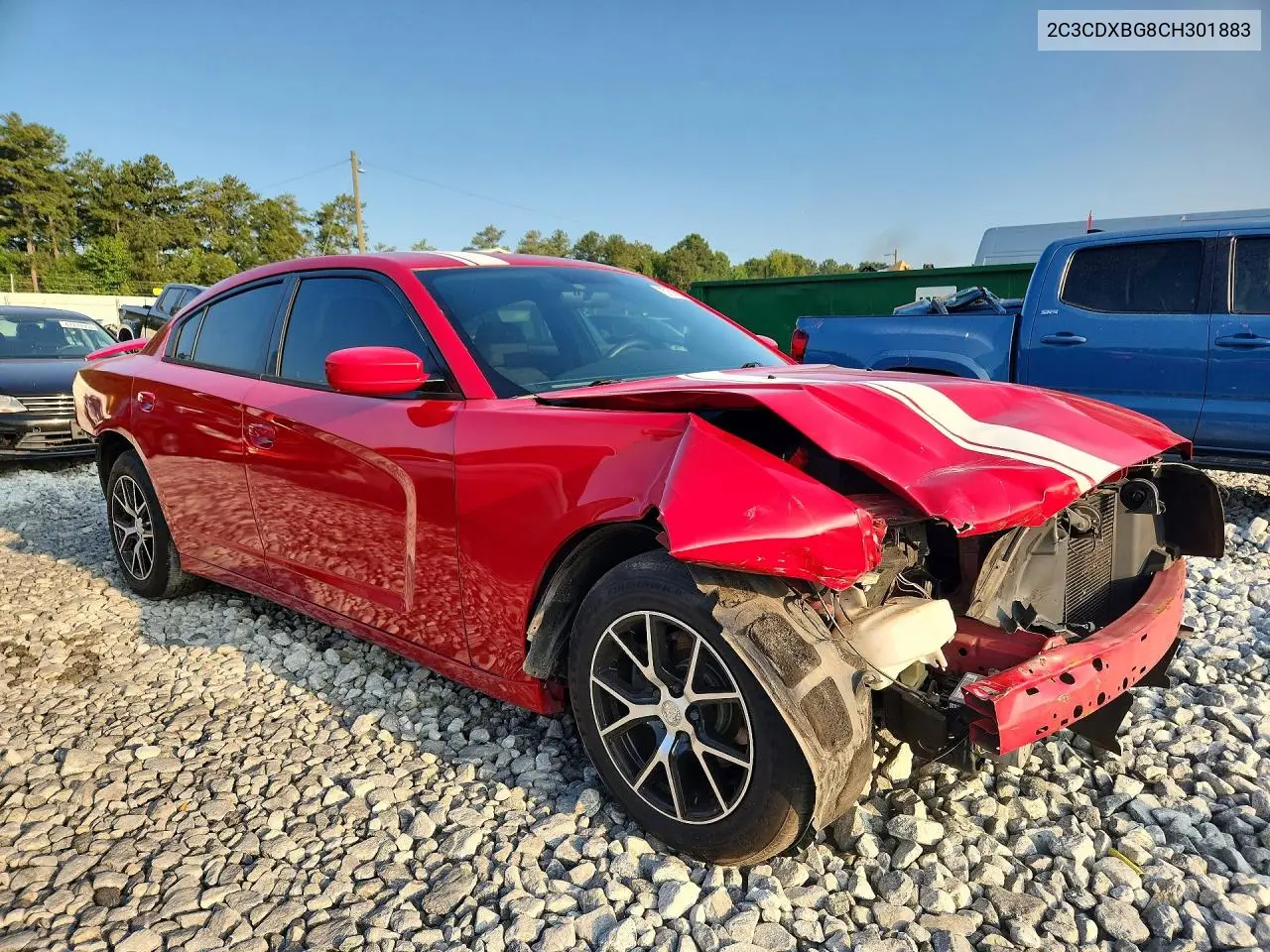 2012 DODGE CHARGER VIN 2C3CDXBG8CH301883 — фото 4