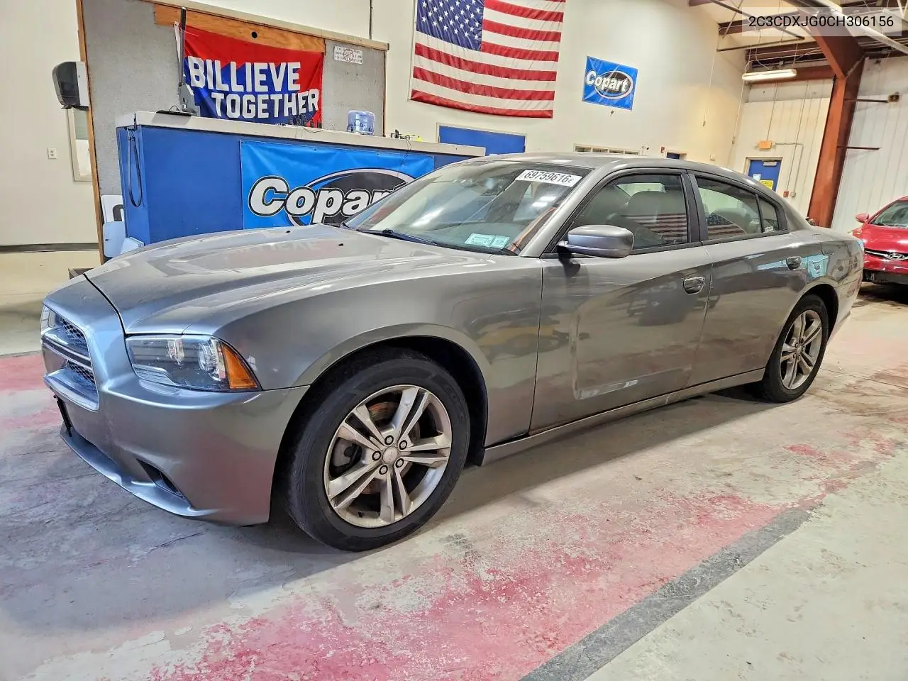 DODGE CHARGER 2012, VIN 2C3CDXJG0CH306156