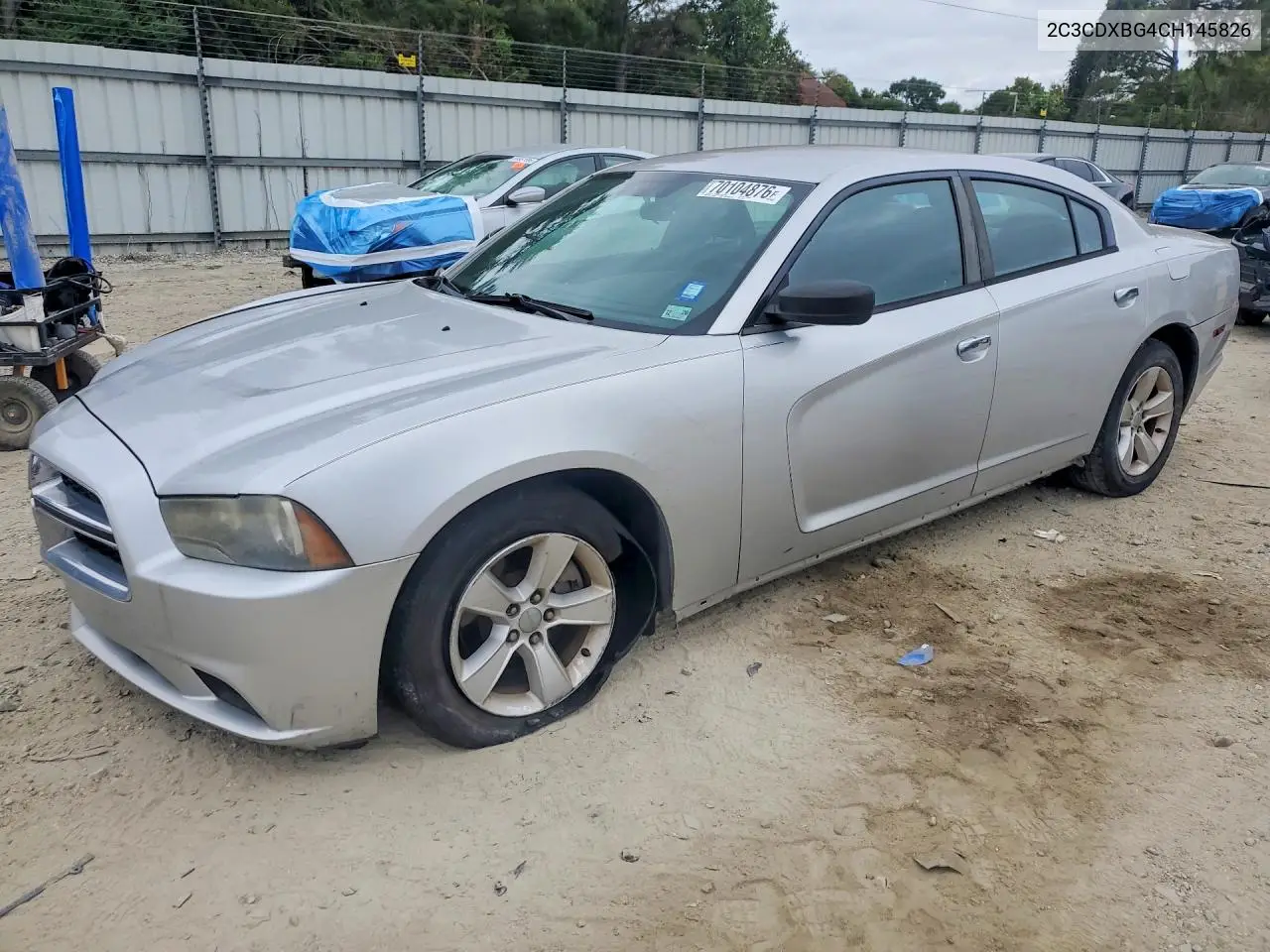DODGE CHARGER 2012, VIN 2C3CDXBG4CH145826