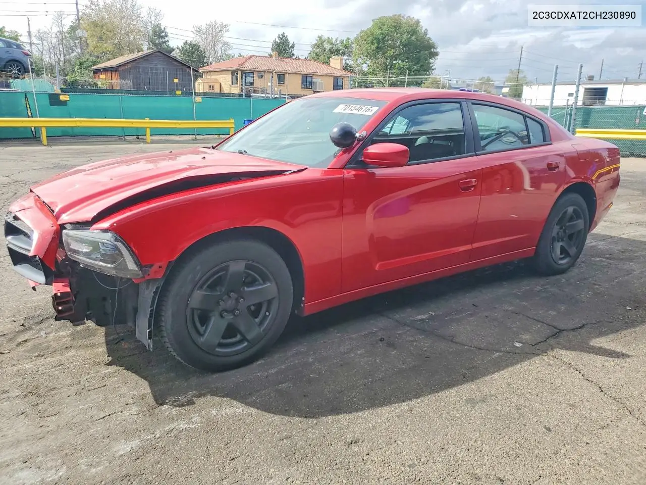 DODGE CHARGER 2012, VIN 2C3CDXAT2CH230890