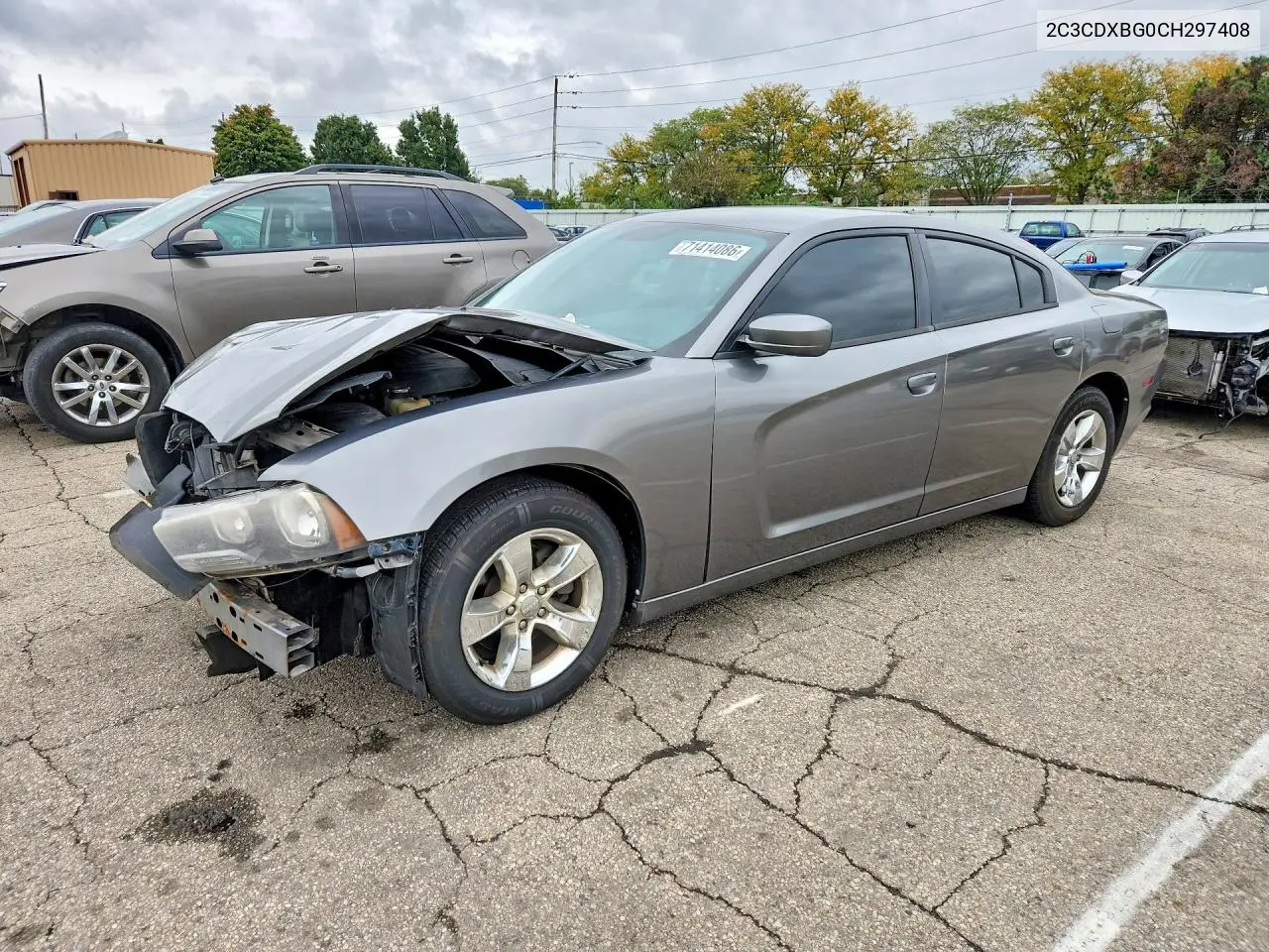 DODGE CHARGER 2012, VIN 2C3CDXBG0CH297408
