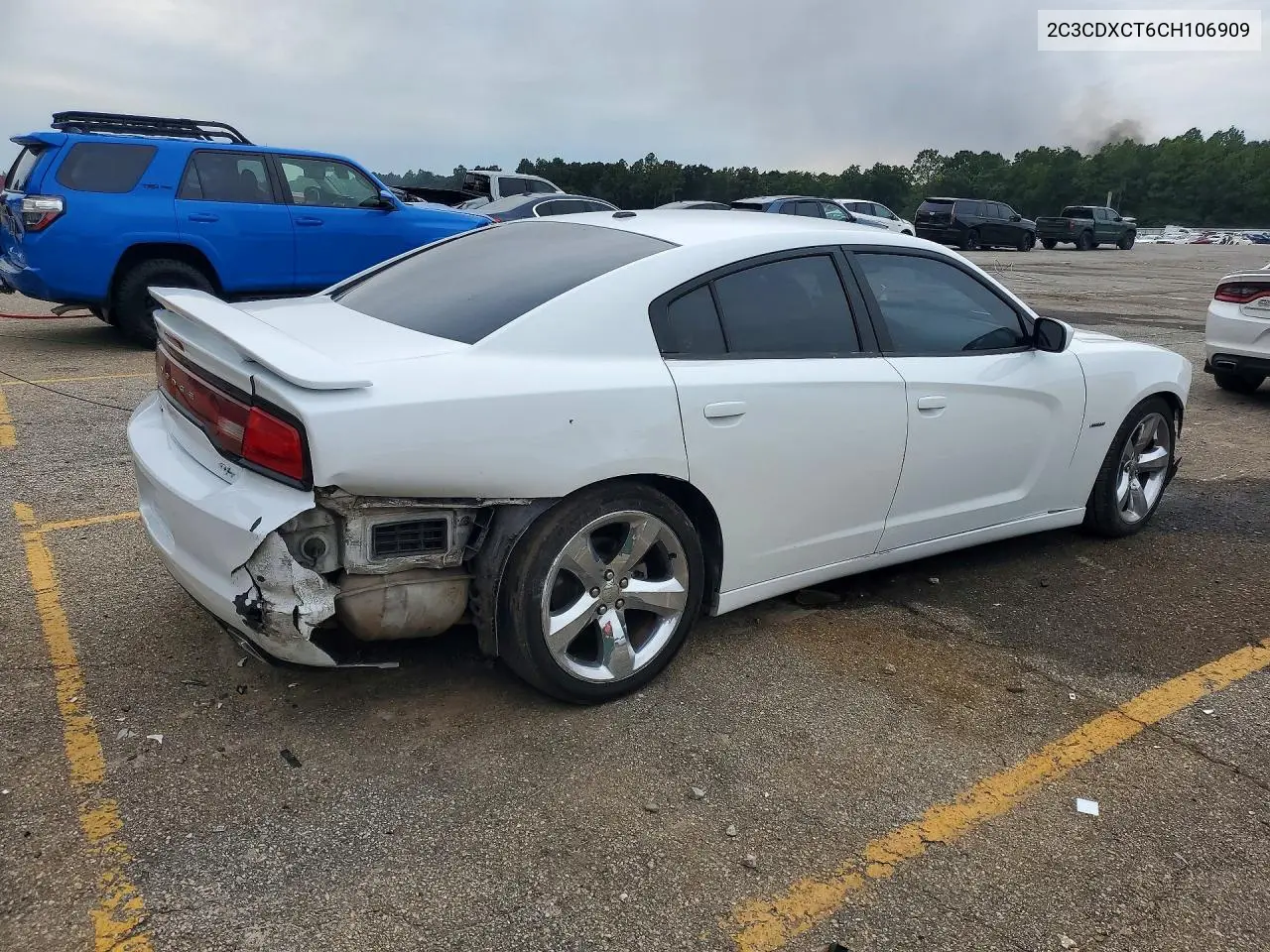 2012 DODGE CHARGER VIN 2C3CDXCT6CH106909 — фото 3