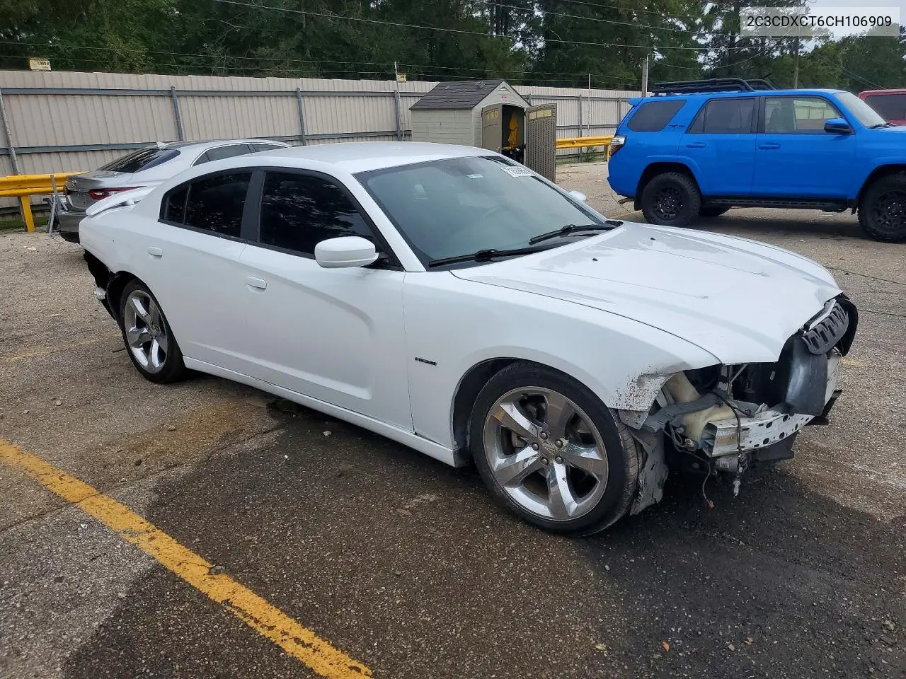 2012 DODGE CHARGER VIN 2C3CDXCT6CH106909 — фото 4