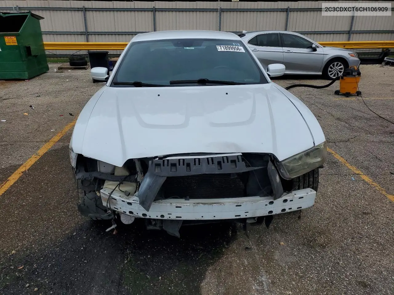 2012 DODGE CHARGER VIN 2C3CDXCT6CH106909 — фото 5