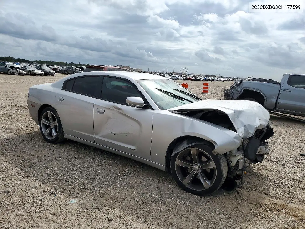 2012 DODGE CHARGER VIN 2C3CDXBG3CH177599 — фото 4