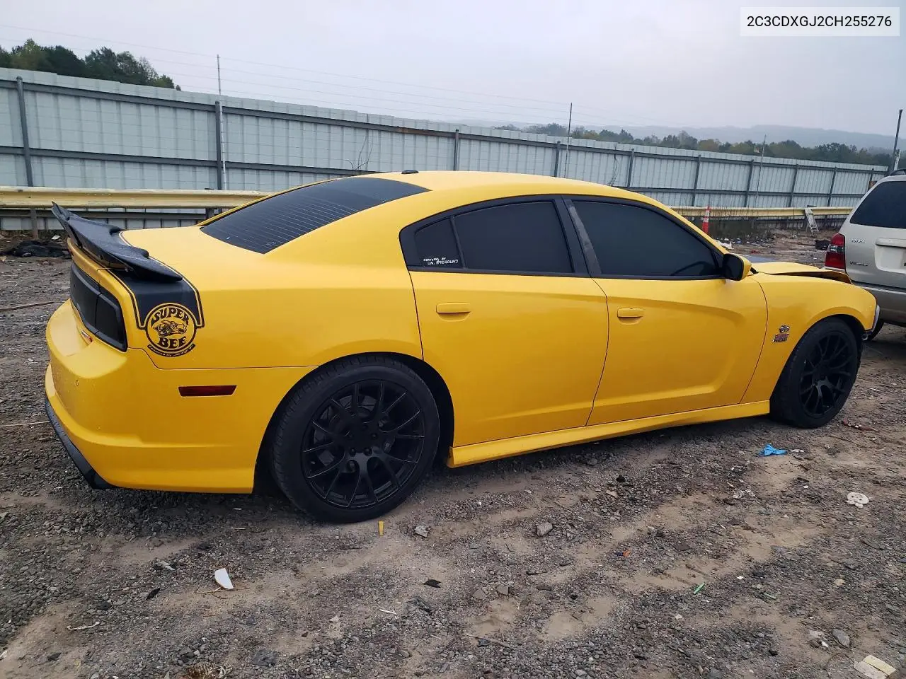 2012 DODGE CHARGER VIN 2C3CDXGJ2CH255276 — фото 3