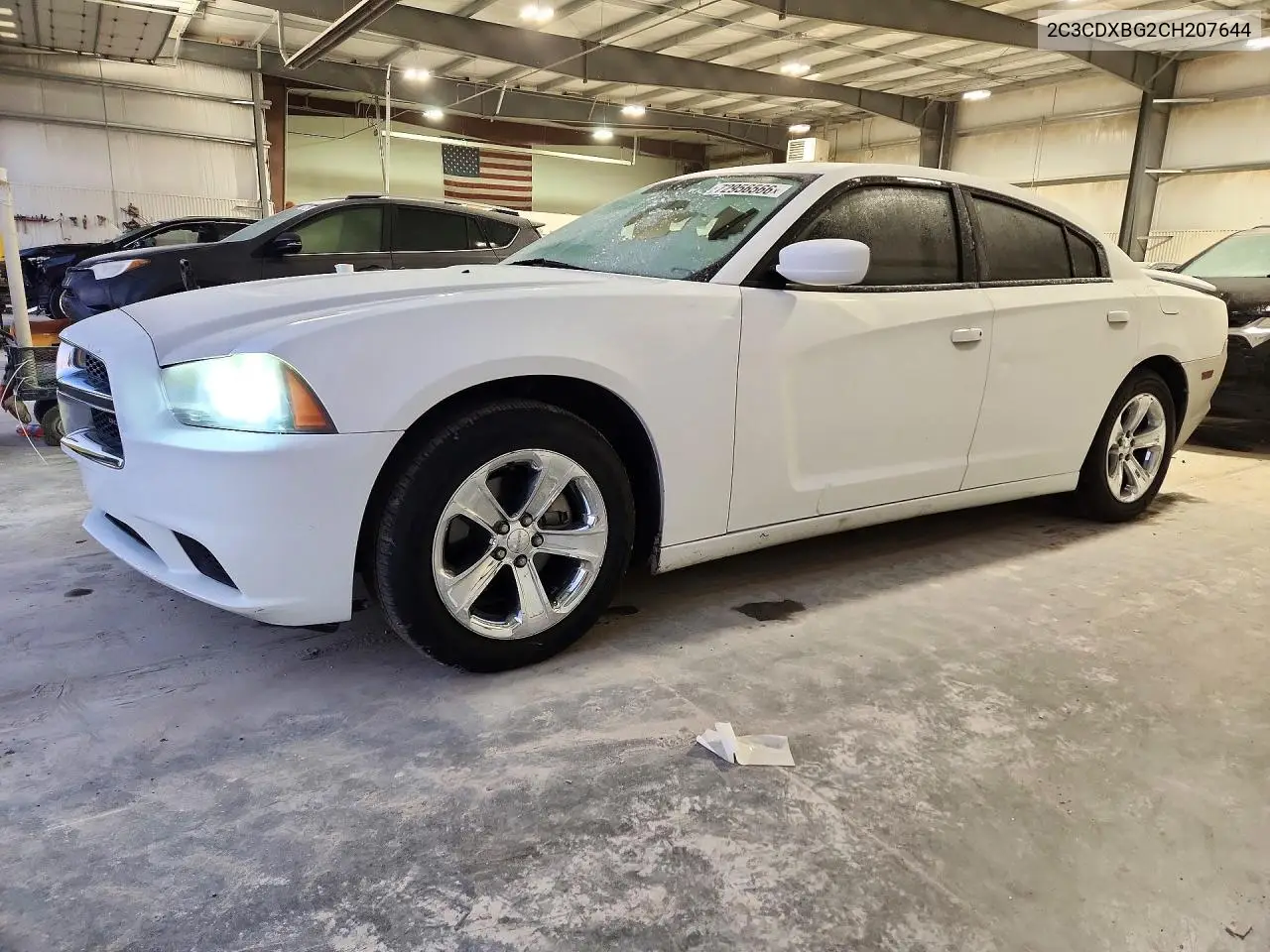 DODGE CHARGER 2012, VIN 2C3CDXBG2CH207644