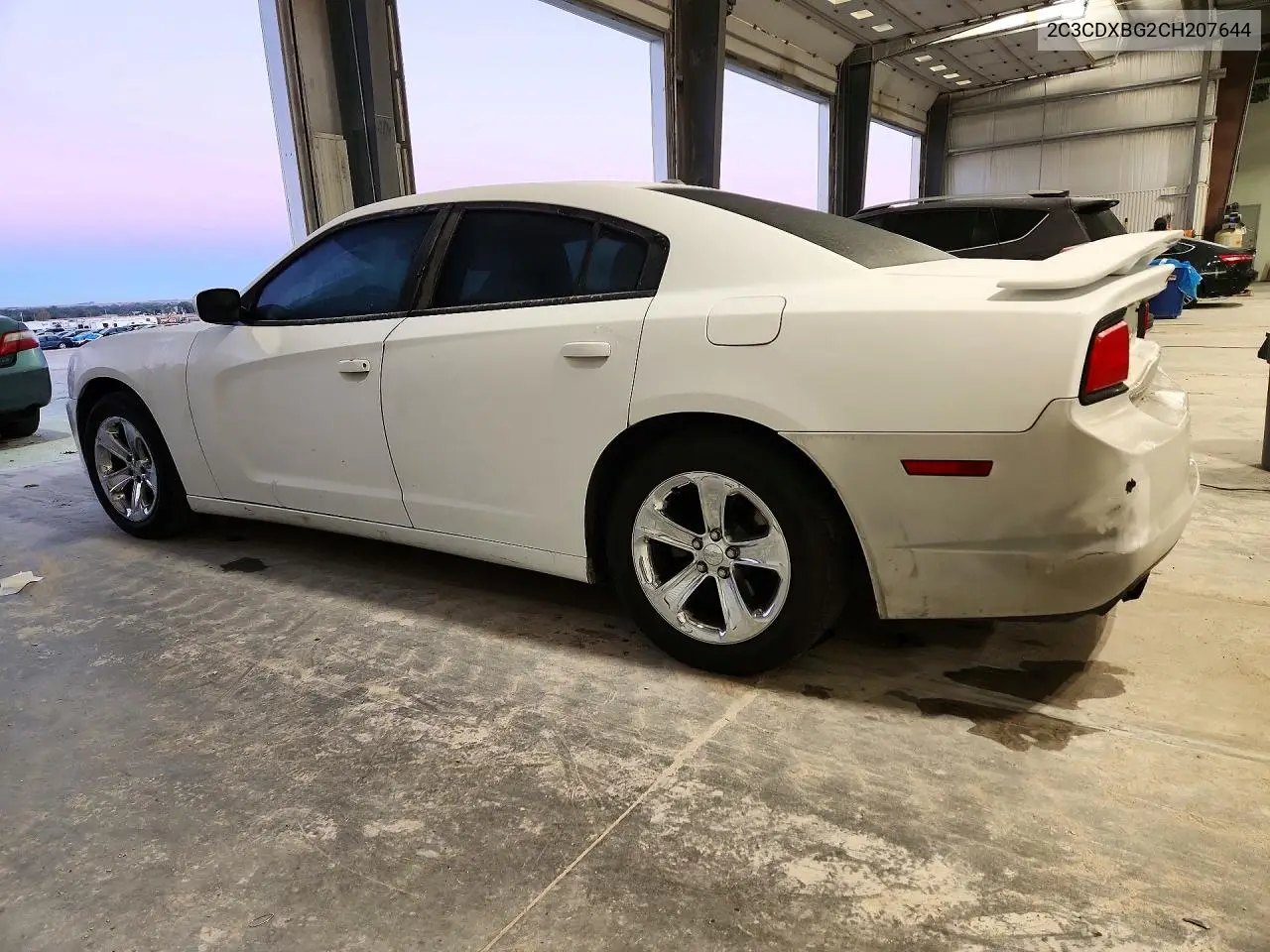 2012 DODGE CHARGER VIN 2C3CDXBG2CH207644 — фото 2