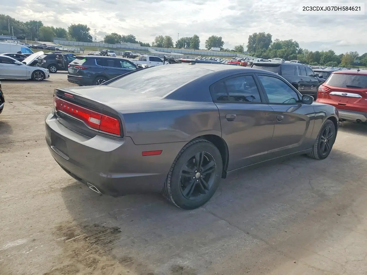 2013 DODGE CHARGER VIN 2C3CDXJG7DH584621 — фото 3