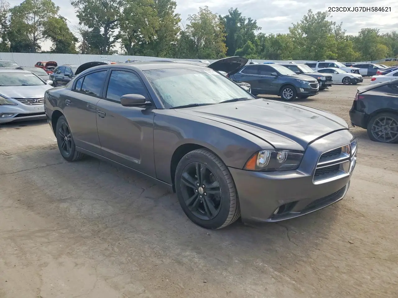 2013 DODGE CHARGER VIN 2C3CDXJG7DH584621 — фото 4
